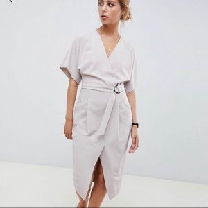 ASOS wrap mini dress